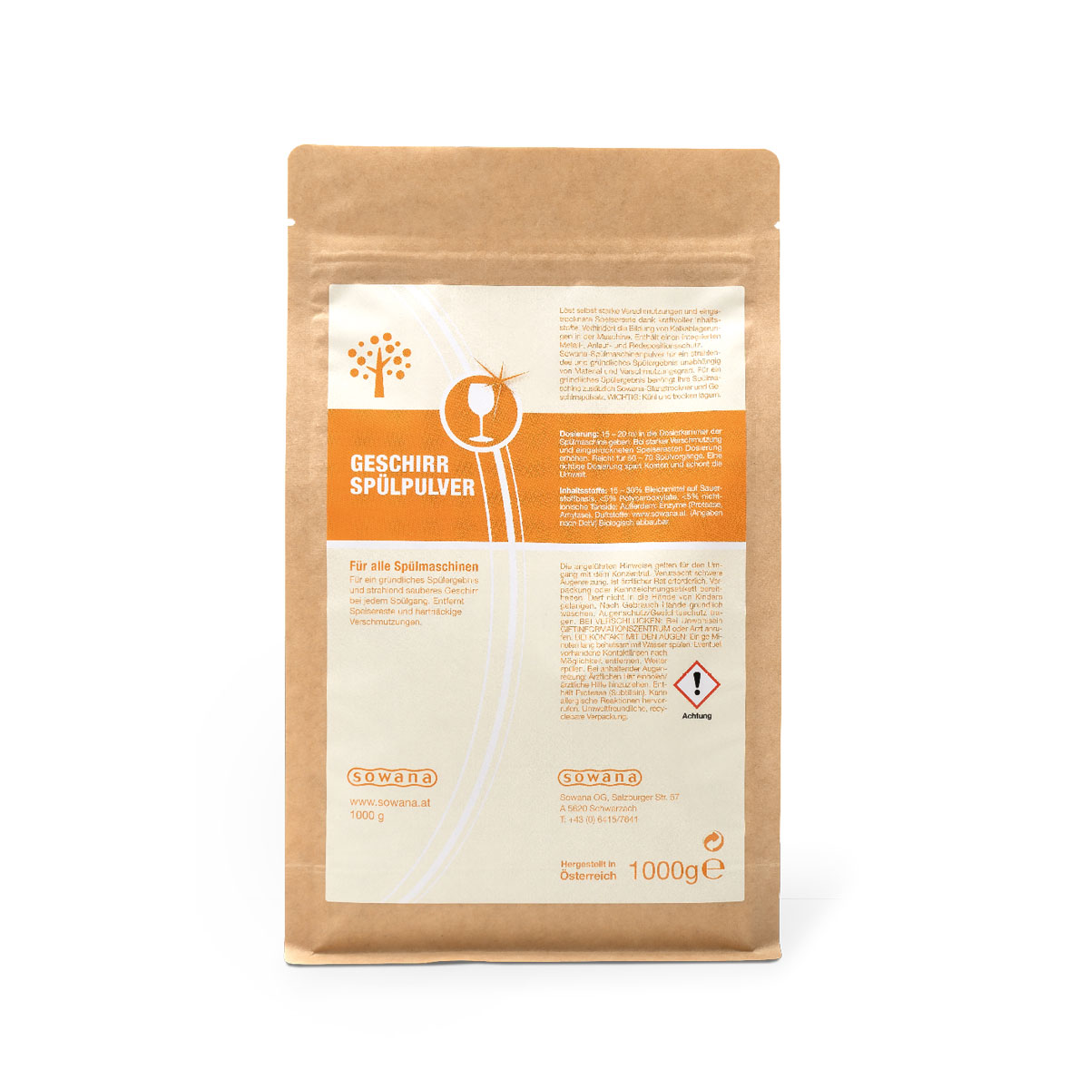 Sowana-Geschirrspülpulver 1000 g